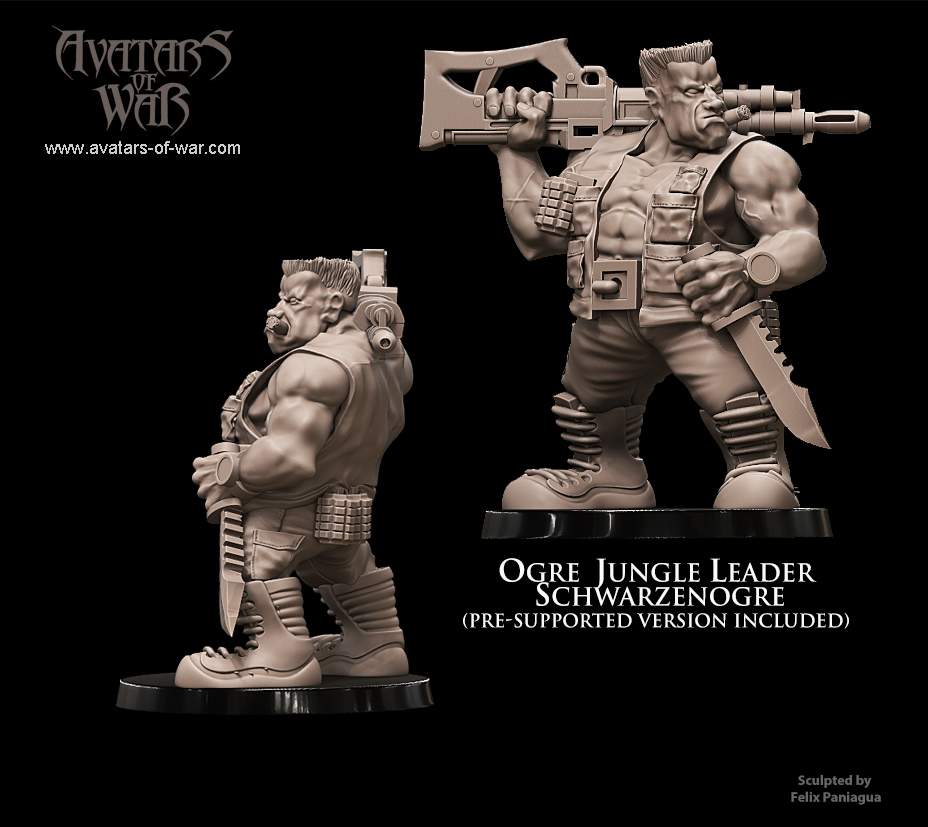 ogre jungle fighters, ogres avatars of war