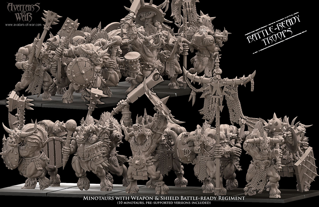 infernal ogre, beastmen, white angel miniatures (copy)