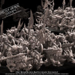 orc boar riders battle ready regiment, orcs & goblins avatars of war