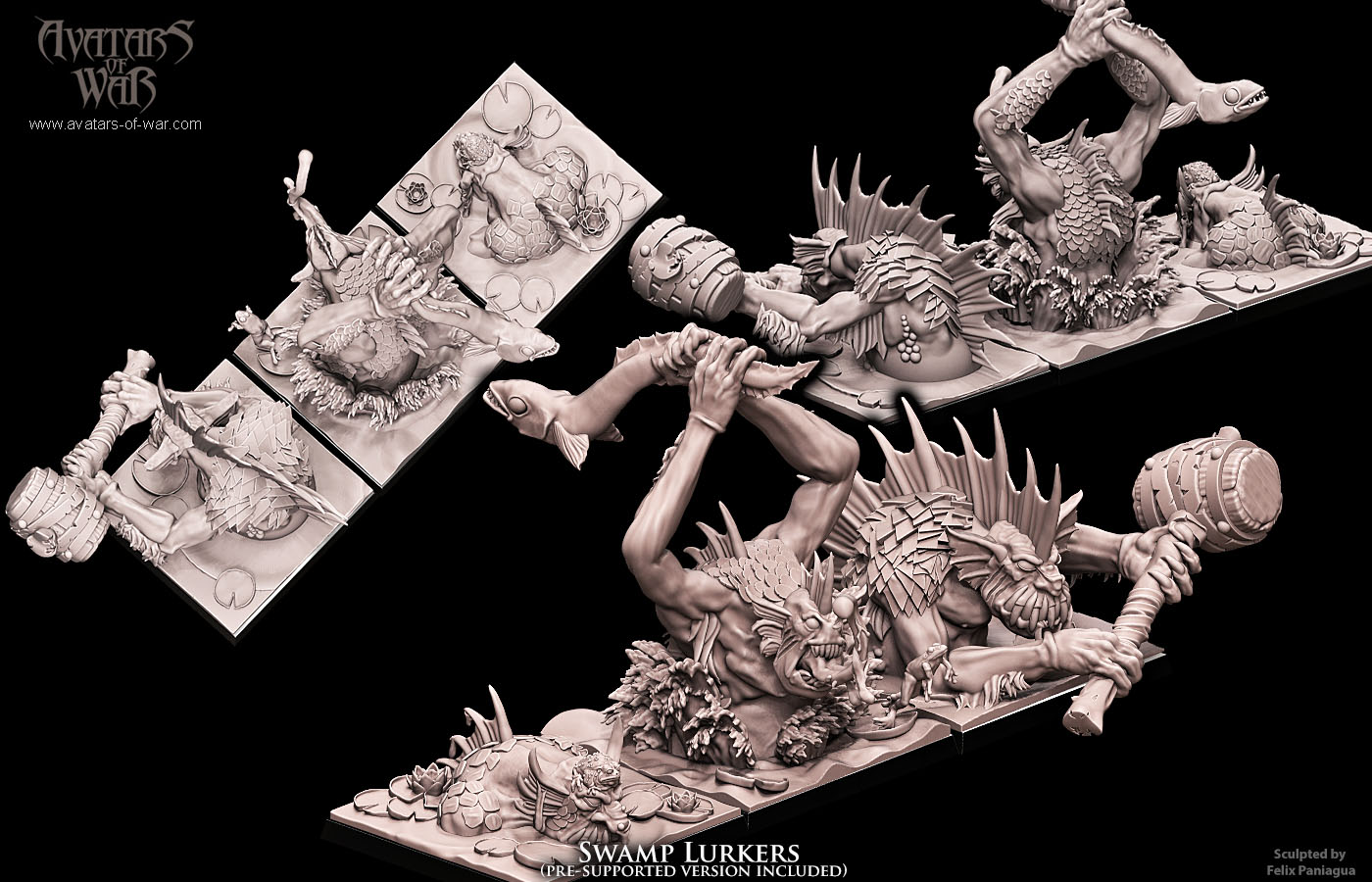 vomiting swamp trolls, orcs and goblins , avatars of war (copy)