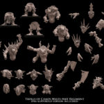 trolls of chaos multipart regiment, daemons & dark gods of chaos , avatars of war