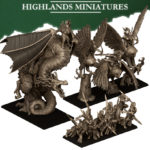 feral elves army bundle 2, feral elves highland miniatures