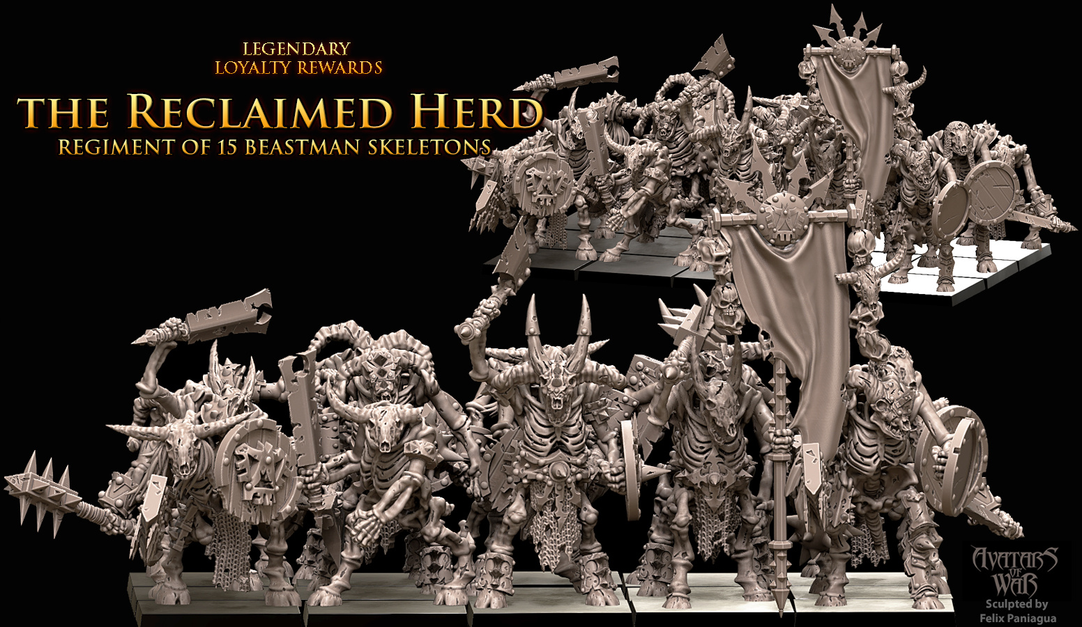 the reclaimed herd, beastmen, avatars of war