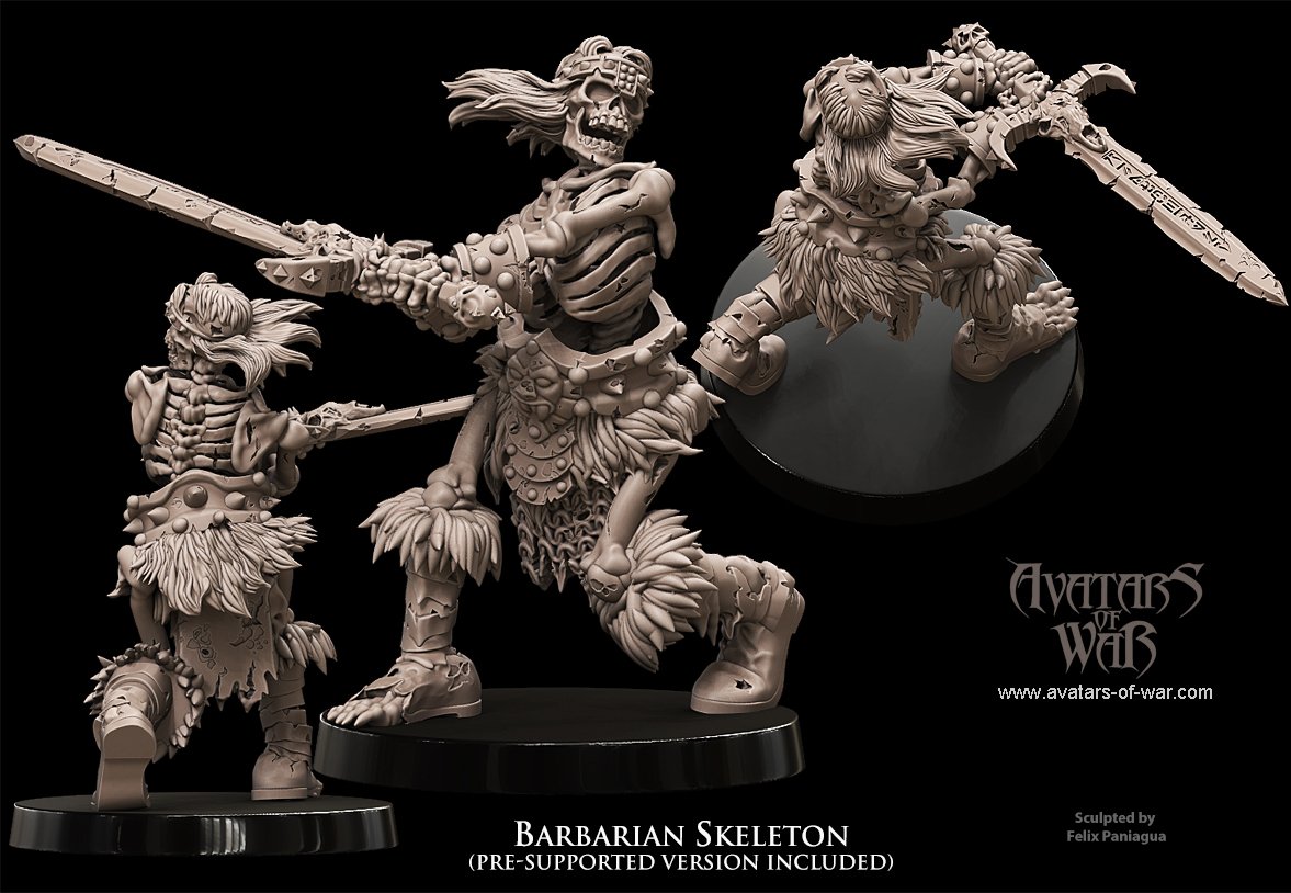 barbarian manhunters, barbarian avatars of war (copy)