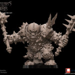 black orc warlord, orcs & goblins avatars of war (copy)
