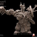 black orc warlord, orcs & goblins avatars of war (copy)