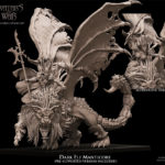 lord of wrath on manticore, demons and dark gods of chaos avatars of war (copy)