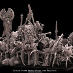 goblin spider riders multi part regiment, orcs & goblins avatars of war