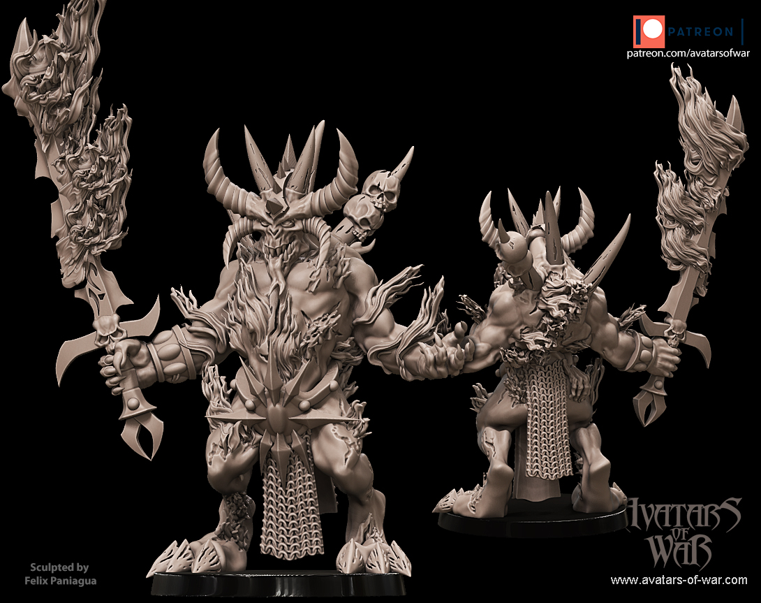 harbingers of wrath, demons and dark gods of chaos avatars of war (copy)