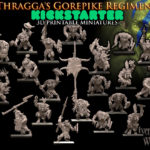 thragga's gorepikes regiment & the brute thrustas, orcs & goblins, avatars of war