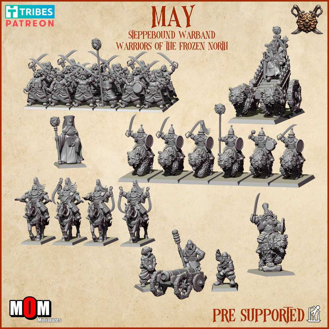 steppes army bundle, steppes mom miniatures (copy)