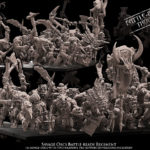 savage orcs battle ready regiment, orcs & goblins, avatars of war