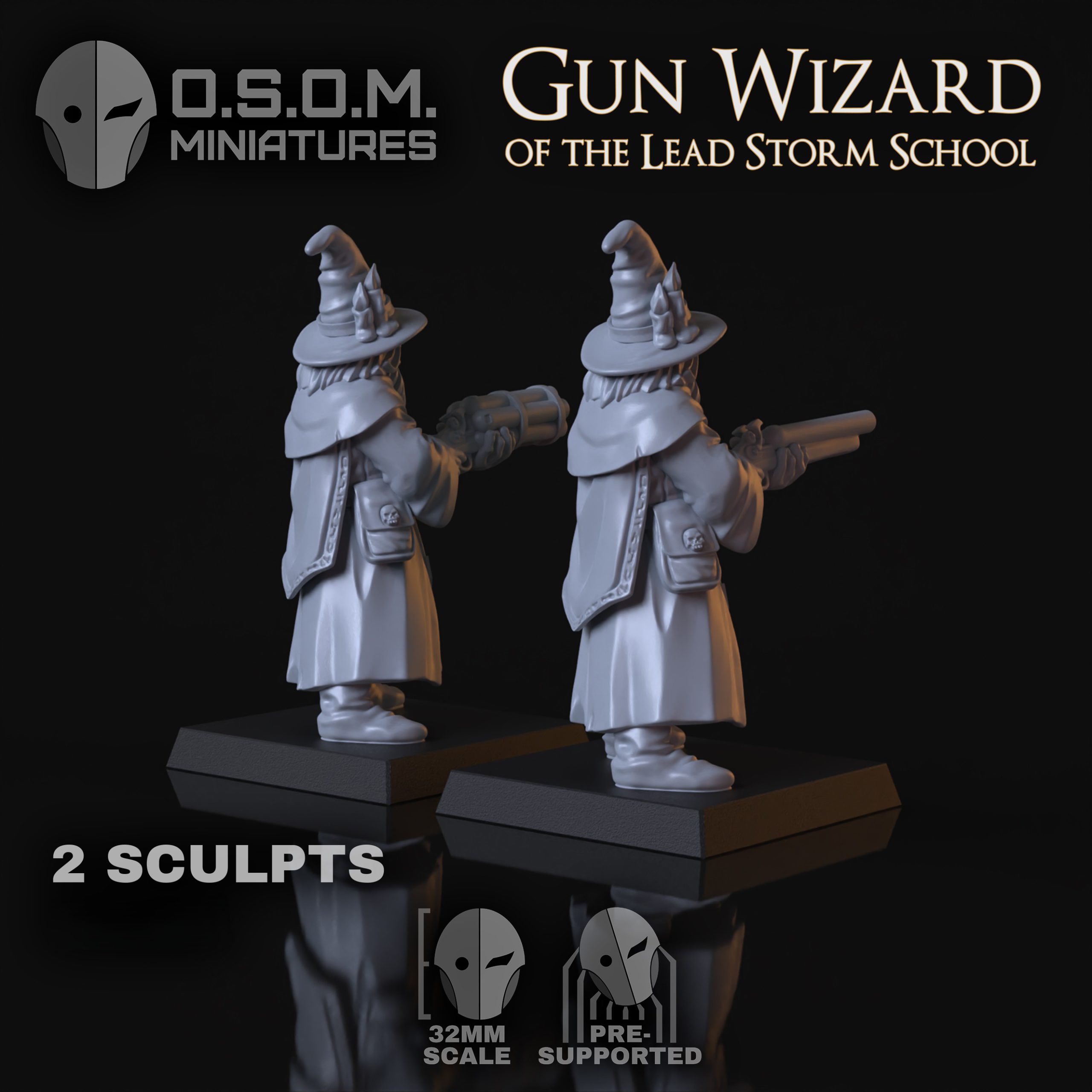 gun wizards osom miniatures