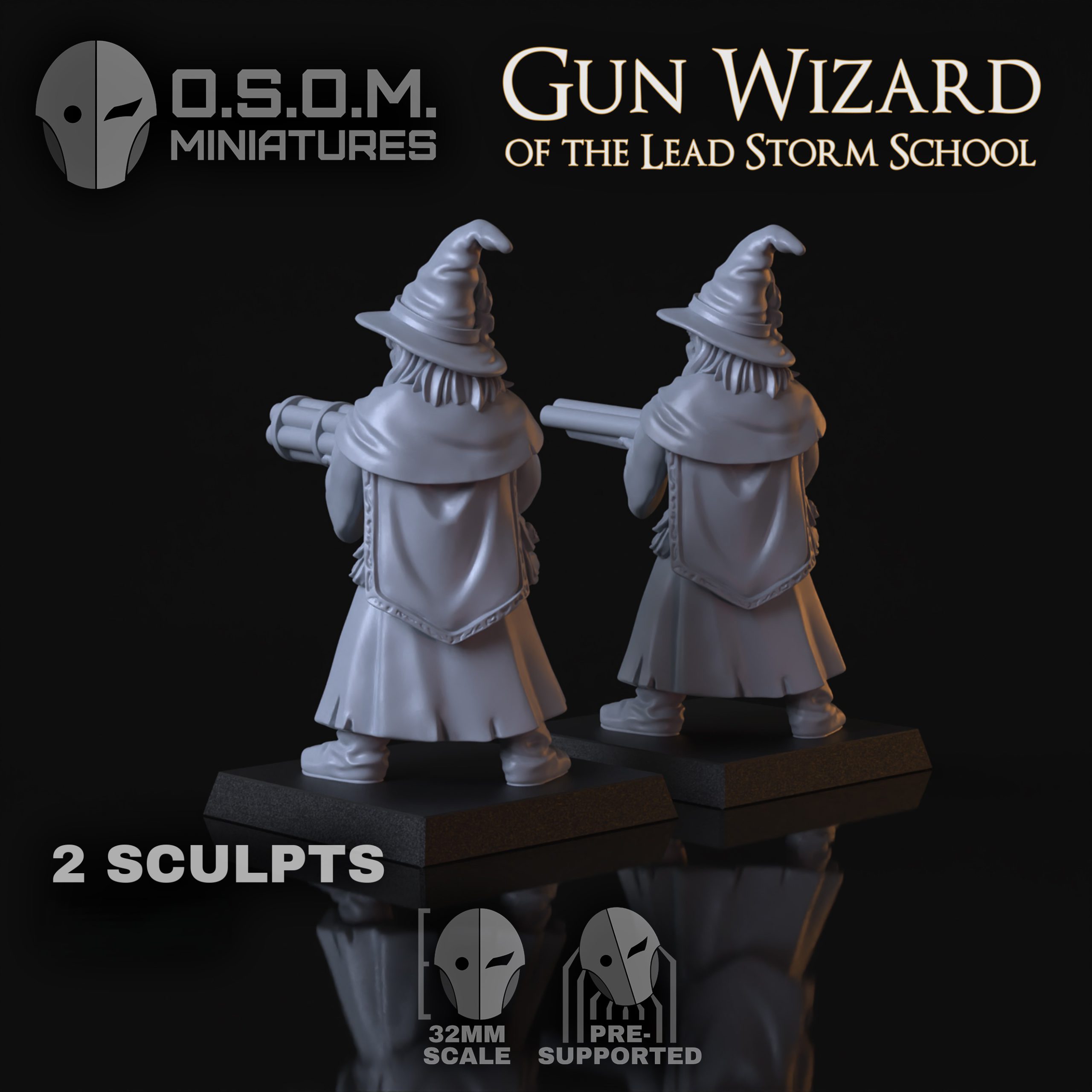 gun wizards osom miniatures