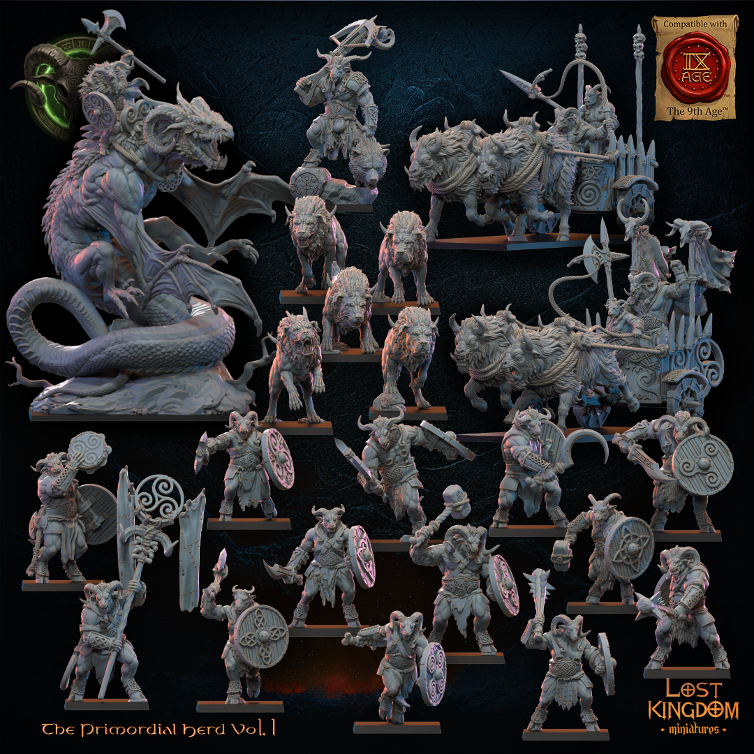 ojancano and the cuegle, the primordial herd lost kingdom (copy)