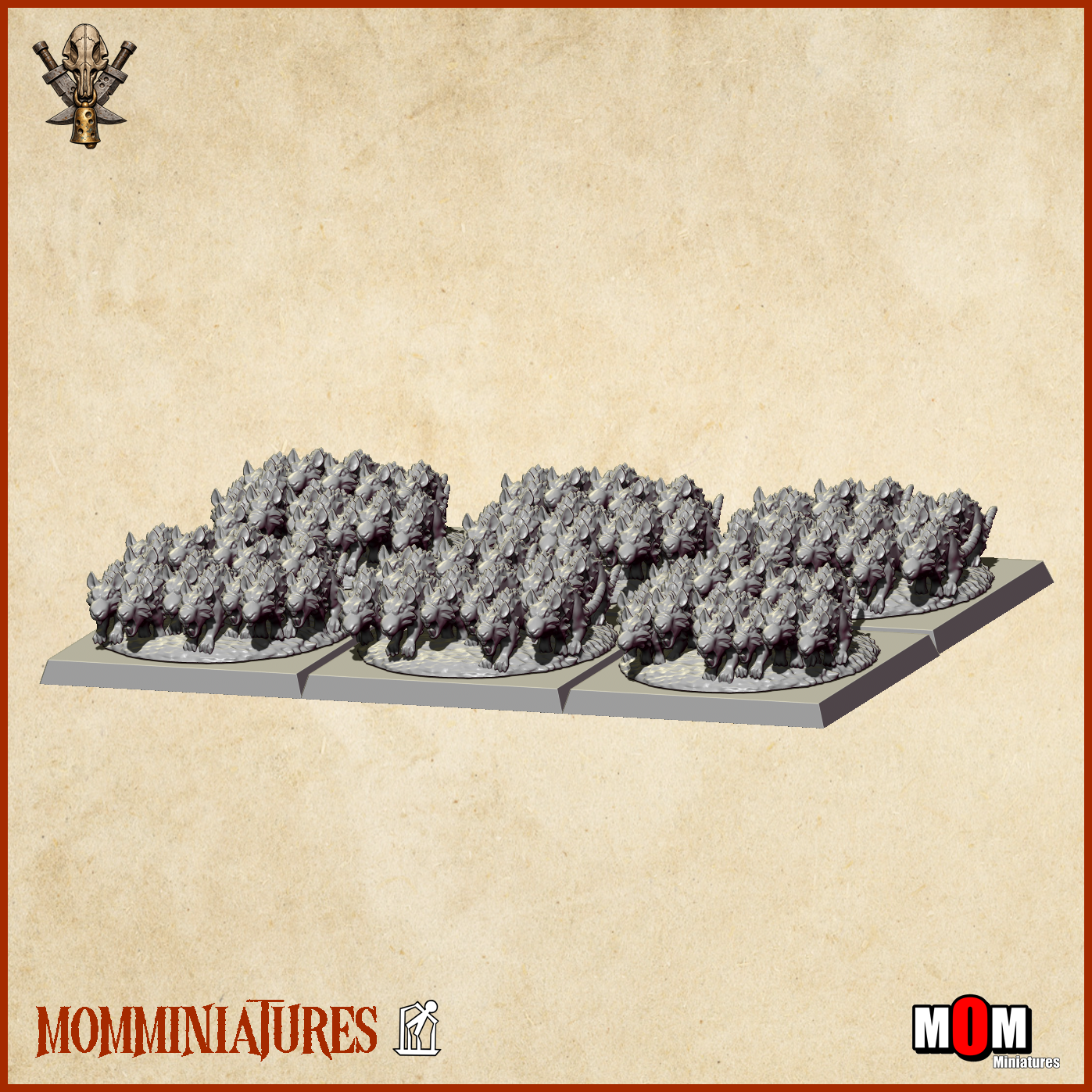 gnawfang horde, gnawbound clans mom miniatures