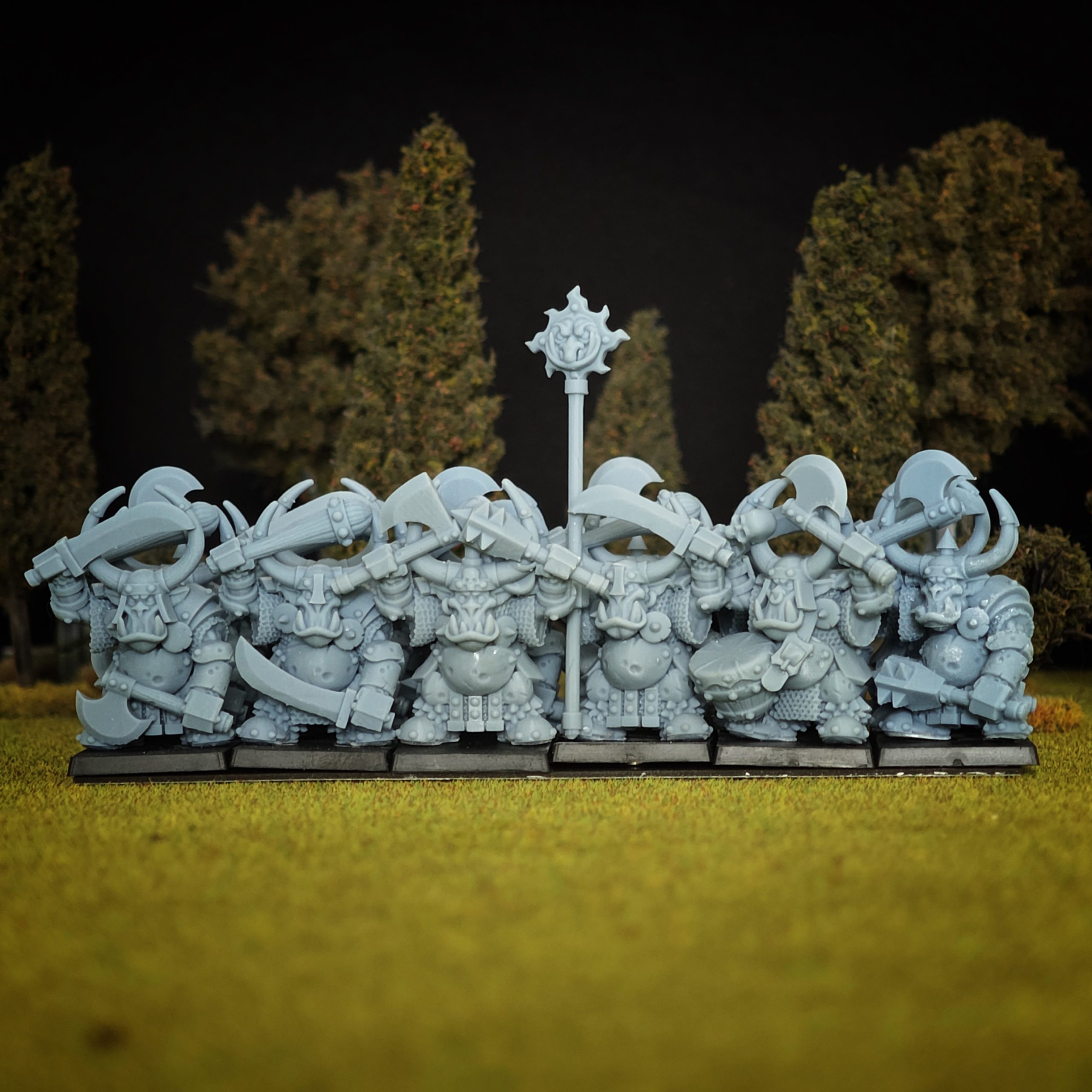 orc crossbowmen, blackfang warclan mom miniatures (copy)