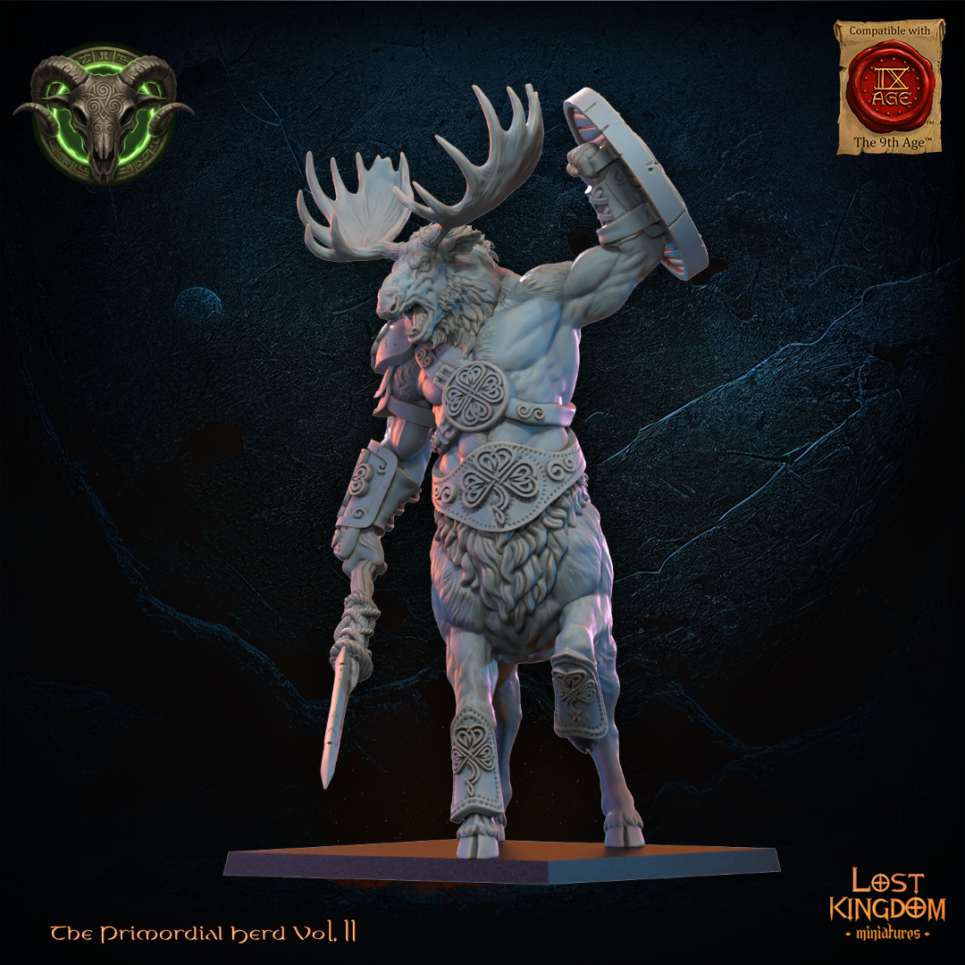 talvren, centaur chieftain, the primordial herd lost kingdom