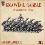 gnawtail rabble, gnawbound clans mom miniatures