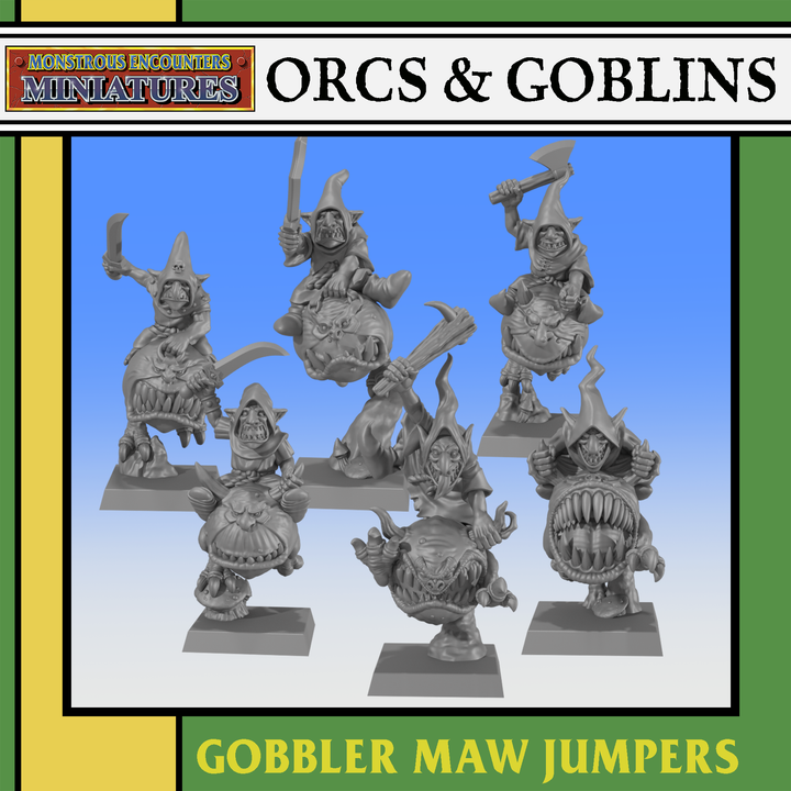 cave goblin gobbler maw jumpers, orcs and goblins monstrous encounters