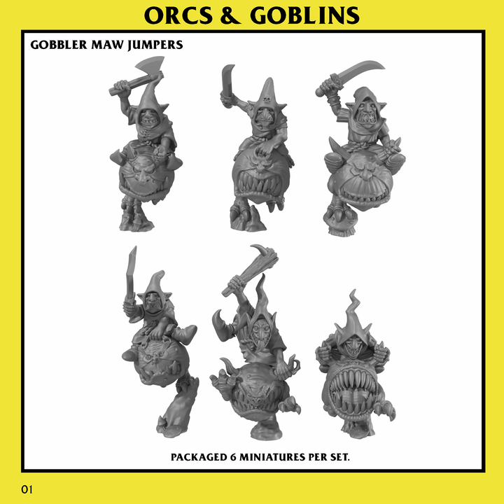 goblin wolf riders unit, orcs and goblins monstrous encounters (copy)