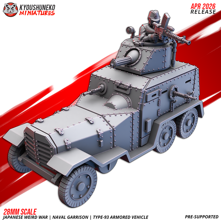 type 93 armored vehicle — naval garrison | japanese weird war ww2, kyoushuneko miniatures (copy)