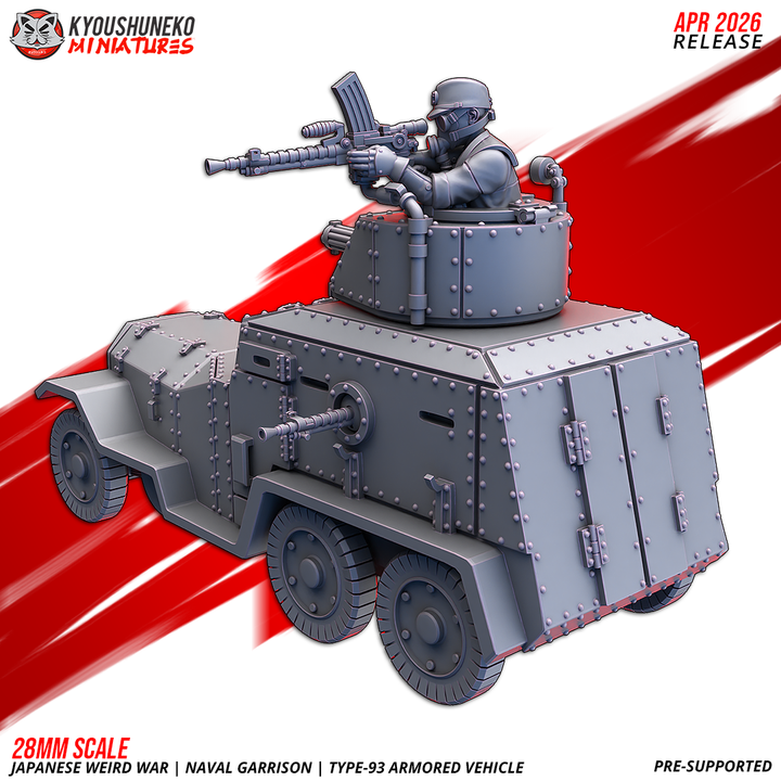 type 93 armored vehicle — naval garrison | japanese weird war ww2, kyoushuneko miniatures (copy)