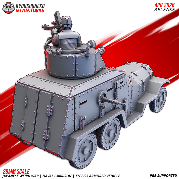 type 93 armored vehicle — naval garrison | japanese weird war ww2, kyoushuneko miniatures (copy)