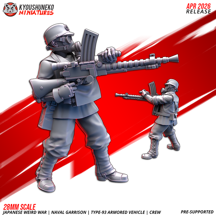 type 4 kappa amphibious assault raiders — naval garrison | japanese weird war, kyoushuneko miniatures (copy)