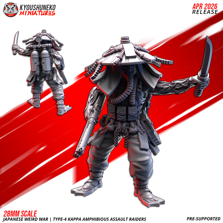 smg team | | ijn naval garrison infantry | japanese weird war, kyoushuneko miniatures (copy)