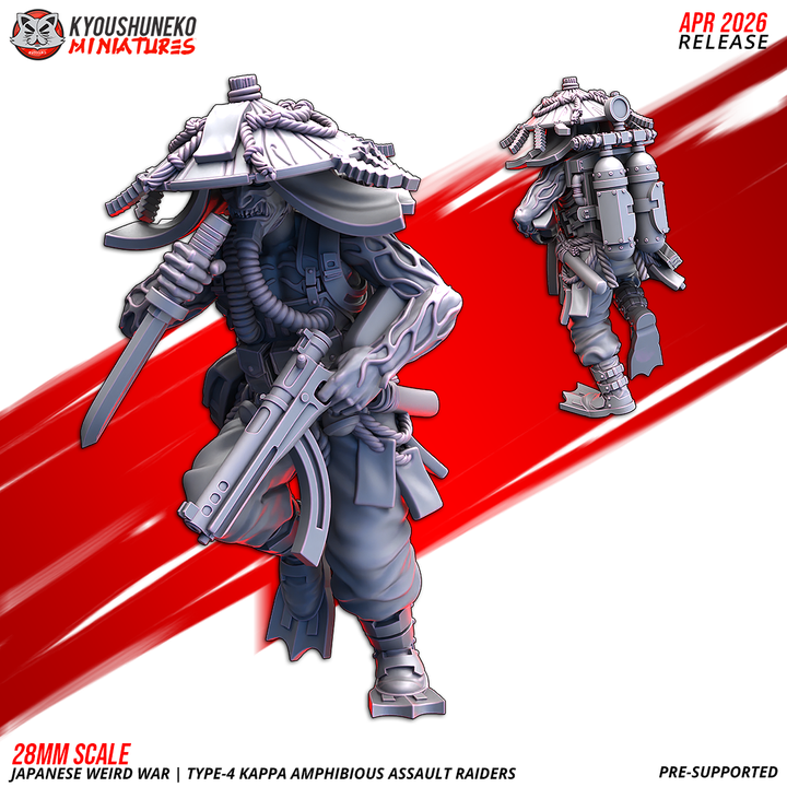smg team | | ijn naval garrison infantry | japanese weird war, kyoushuneko miniatures (copy)