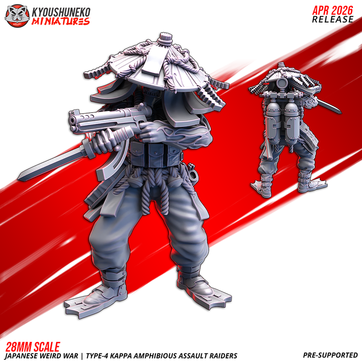 smg team | | ijn naval garrison infantry | japanese weird war, kyoushuneko miniatures (copy)