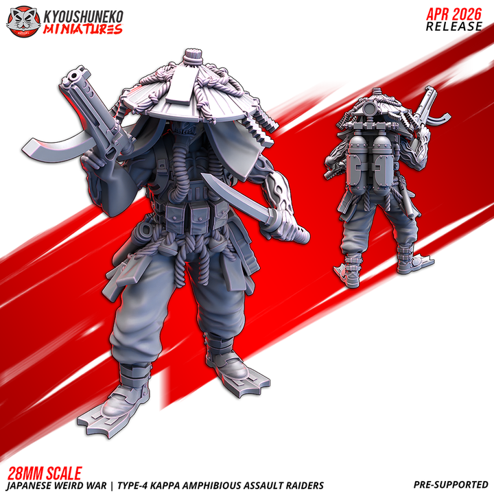 smg team | | ijn naval garrison infantry | japanese weird war, kyoushuneko miniatures (copy)