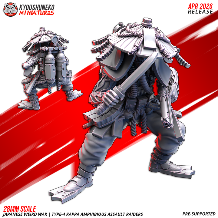 smg team | | ijn naval garrison infantry | japanese weird war, kyoushuneko miniatures (copy)