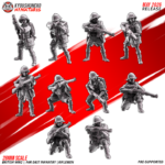 riflemen a | | ijn naval garrison infantry | japanese weird war, kyoushuneko miniatures (copy)