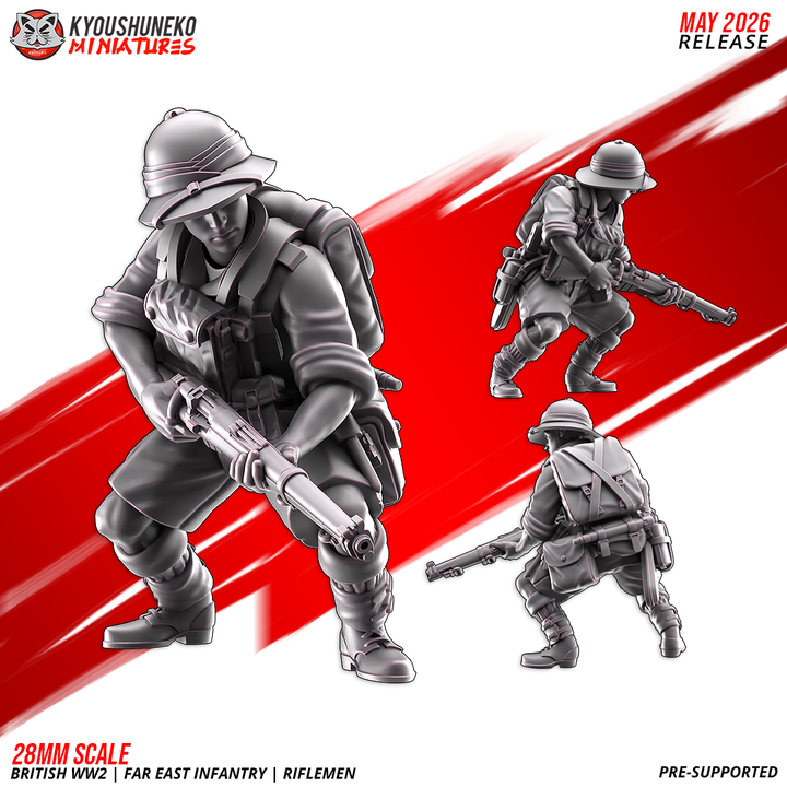 riflemen a | | ijn naval garrison infantry | japanese weird war, kyoushuneko miniatures (copy)