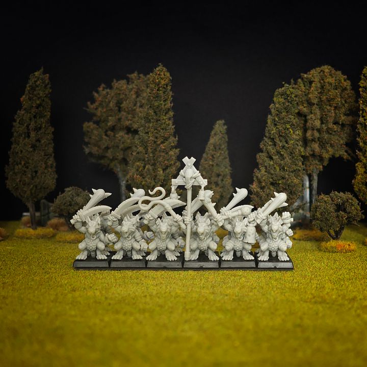 gnawtail rabble, gnawbound clans mom miniatures