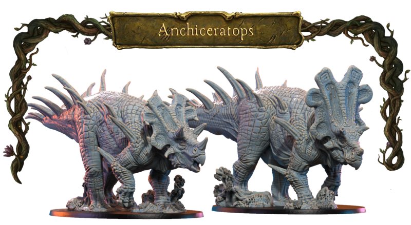anchiceratops, cuetzpal jungle: wild creatures vol 1 lost kingdom