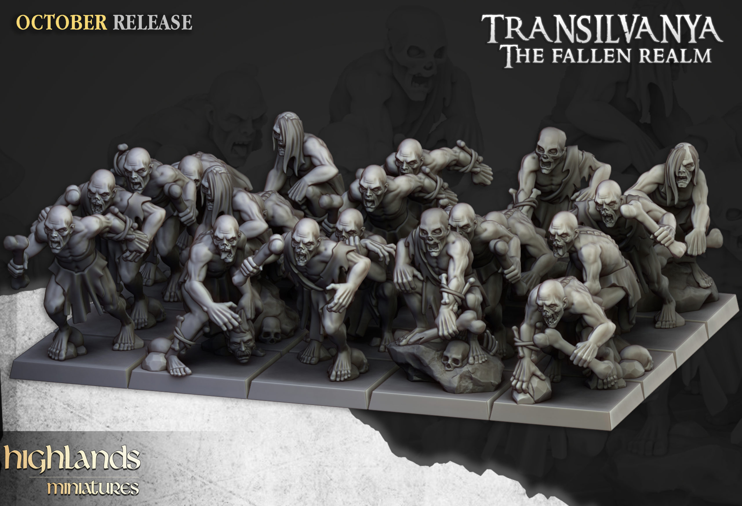 ghouls, transylvania highlands miniatures