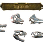 big size skulls, cuetzpal jungle: wild creatures vol 1 lost kingdom