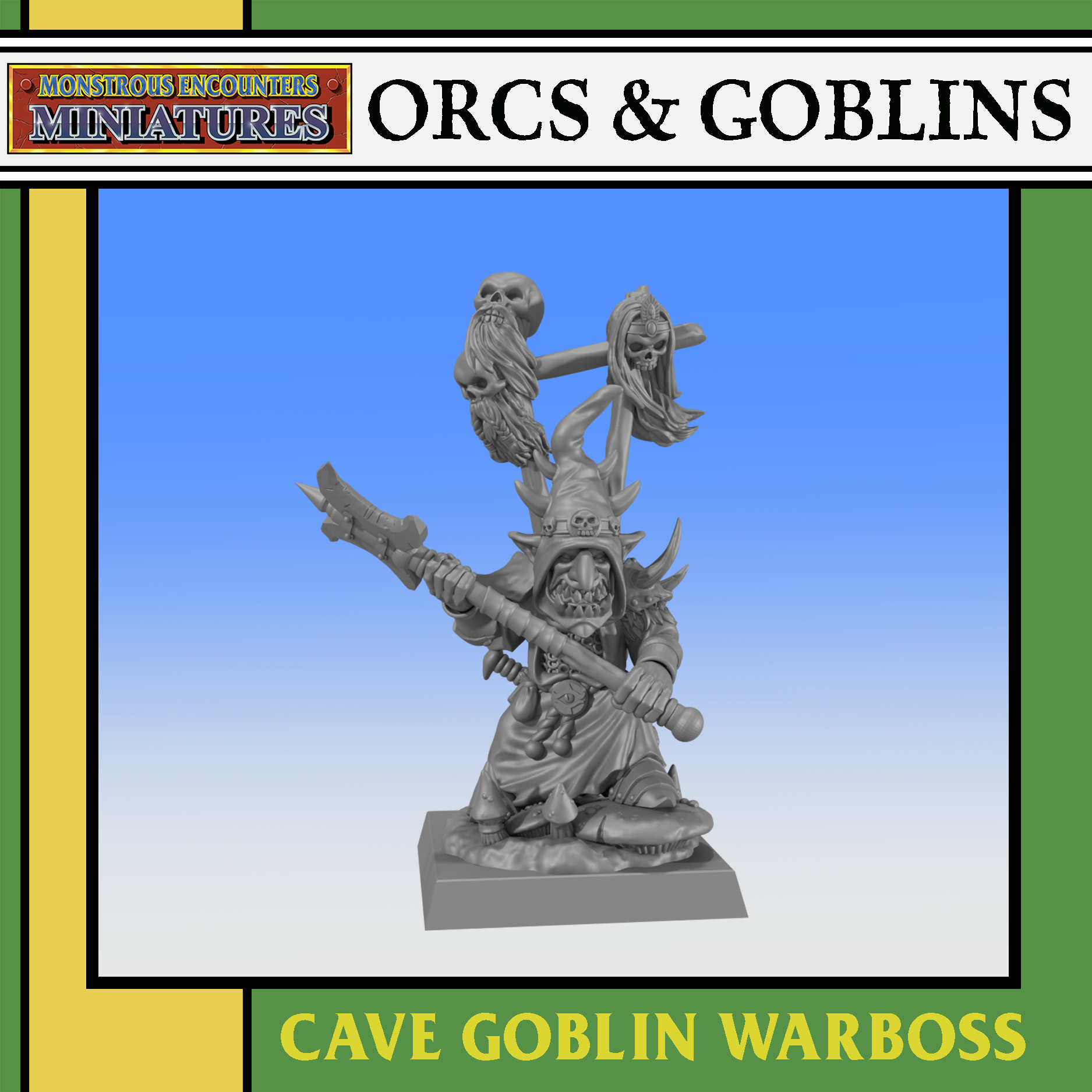 goblin warboss, orcs and goblins monstrous encounters (copy)