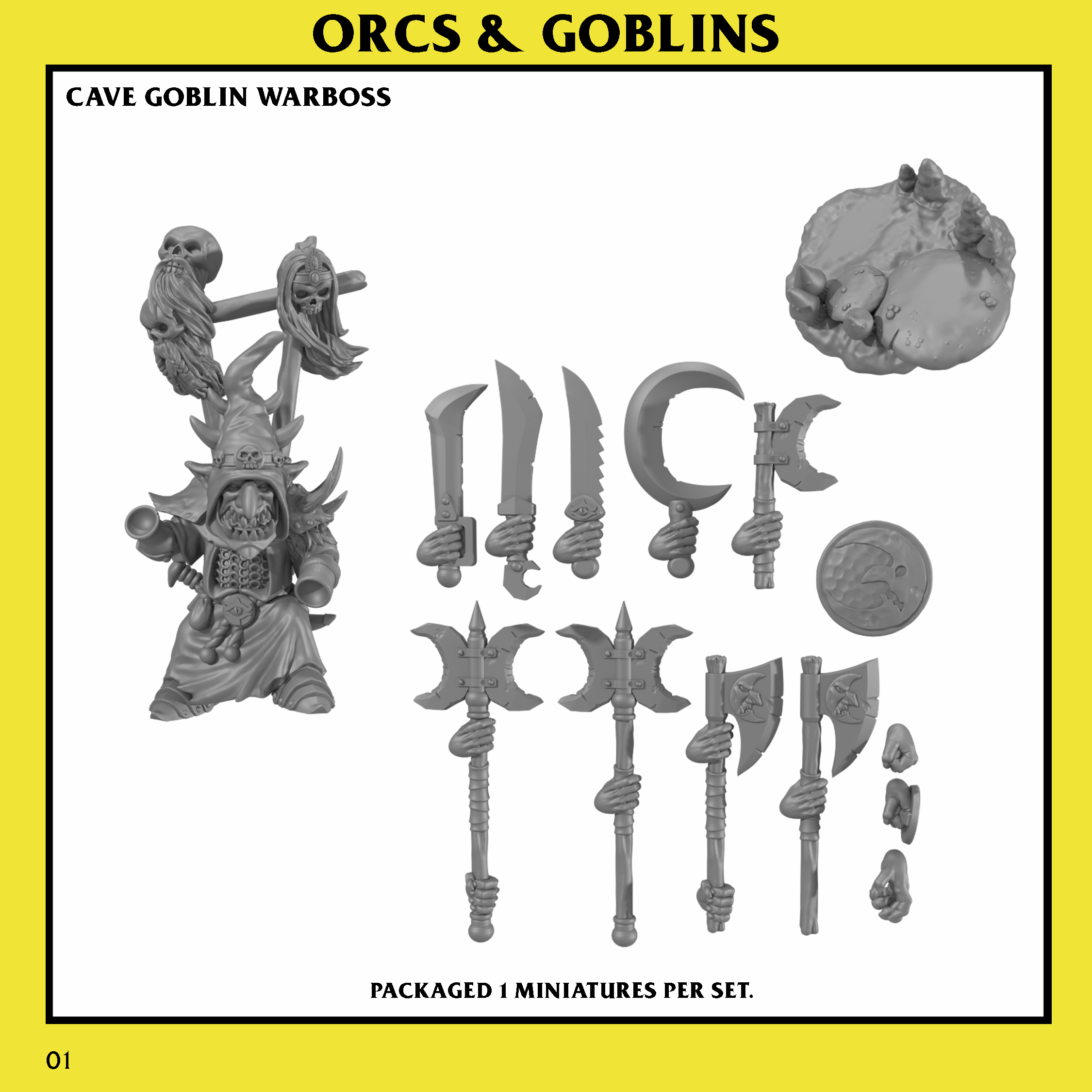 goblin warboss, orcs and goblins monstrous encounters (copy)
