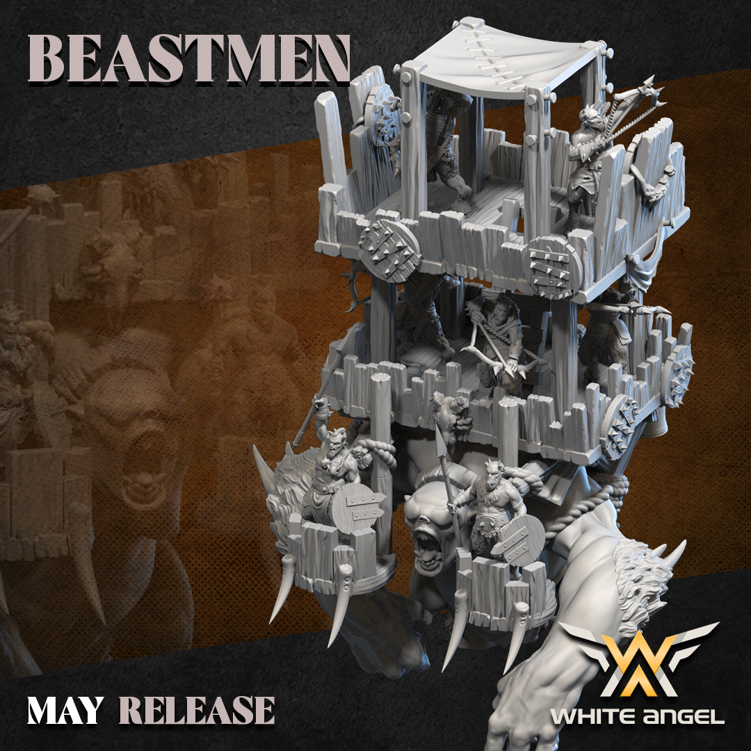 infernal great thing, beastmen, white angel miniatures (copy)