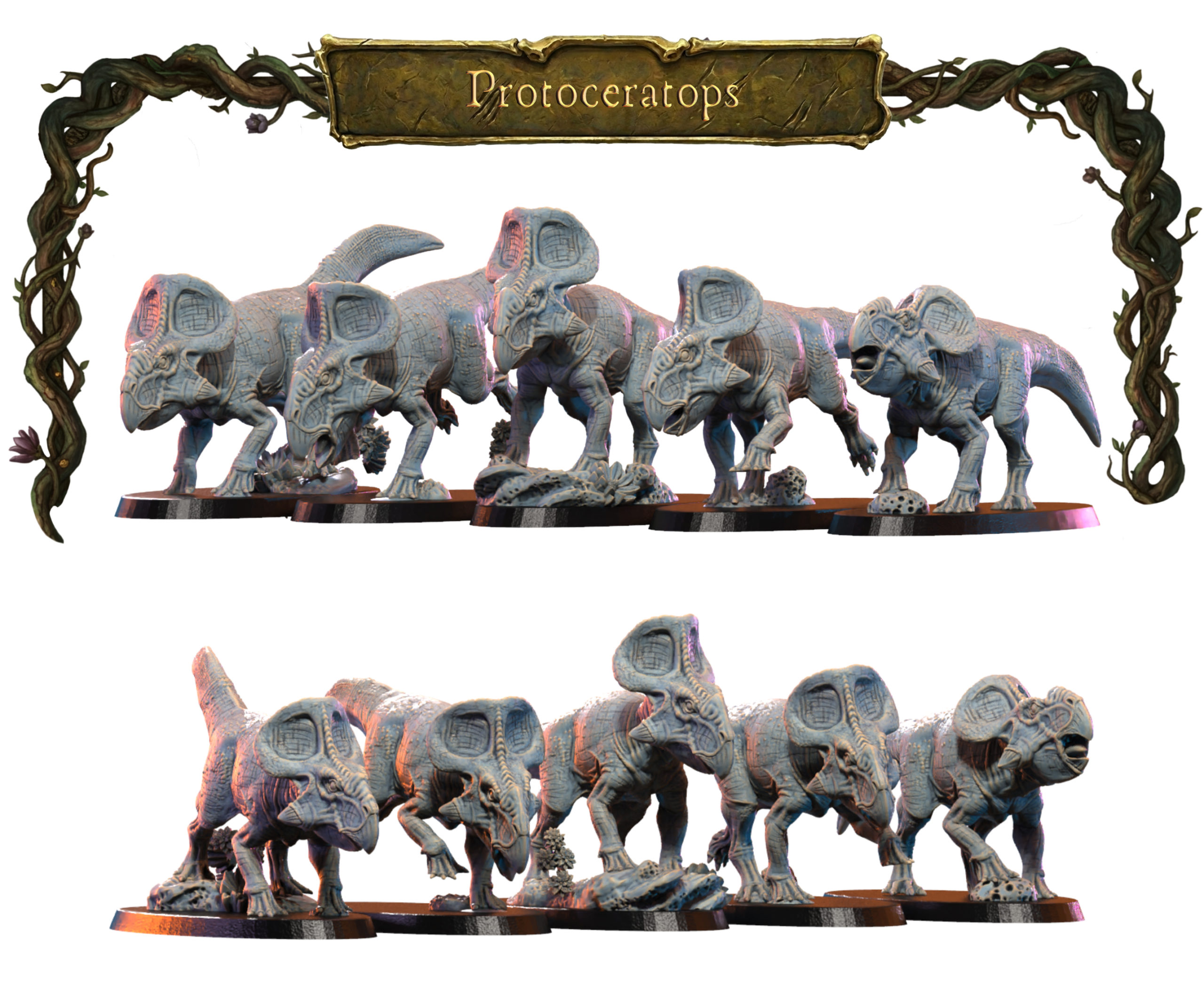 pachycephalosaurus, cuetzpal jungle: wild creatures vol 1 lost kingdom (copy)