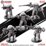 IJA Medium Armored Infantry - Range | Japanese Weird War