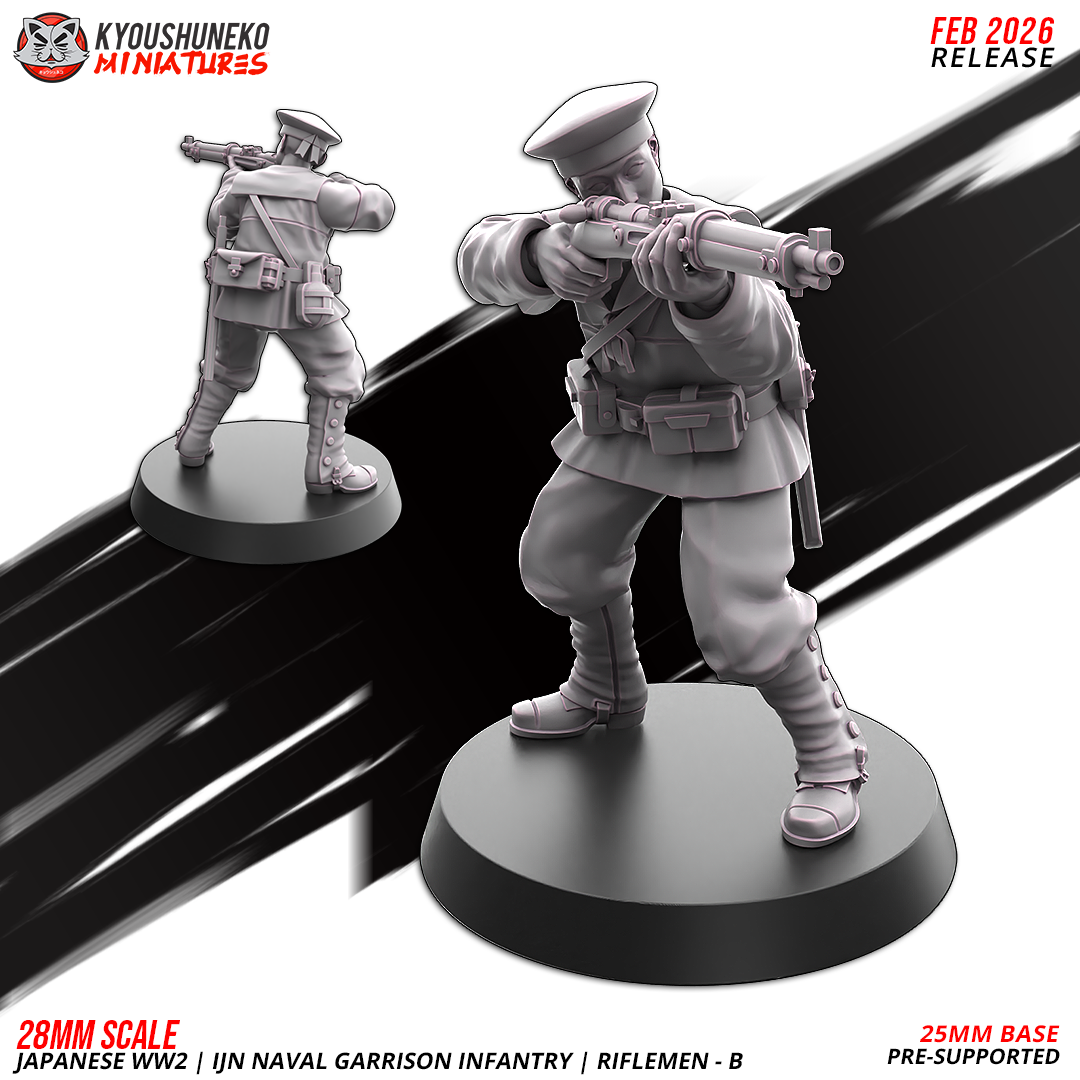 assault shadow ninja unit smg | japanese weird war, kyoushuneko miniatures (copy)