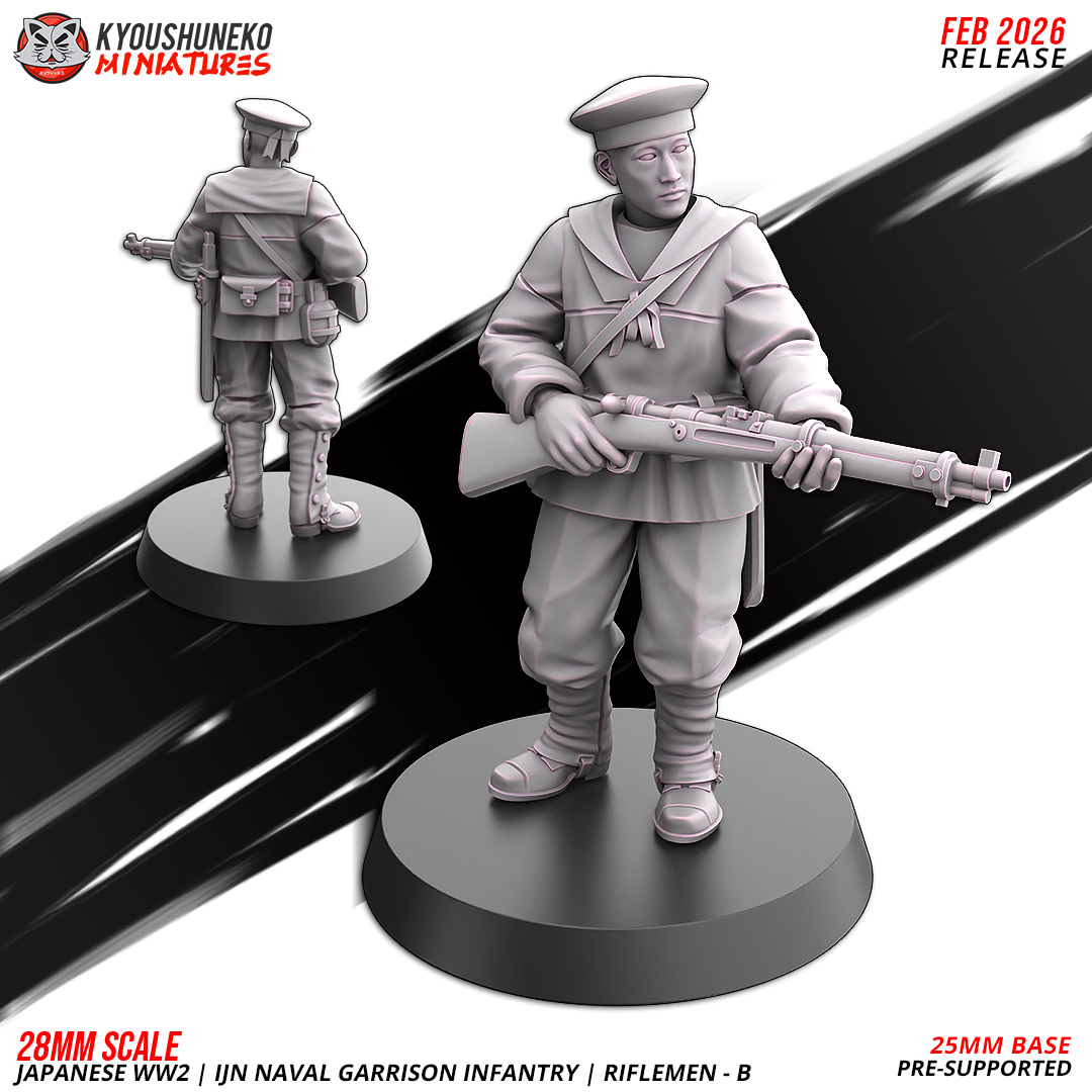 assault shadow ninja unit smg | japanese weird war, kyoushuneko miniatures (copy)