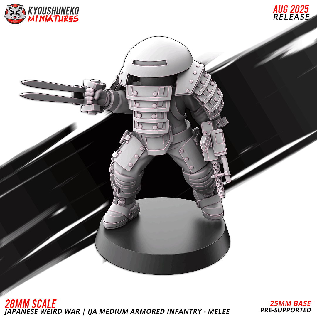 ija medium armored infantry range | japanese weird war ww2, kyoushuneko miniatures (copy)