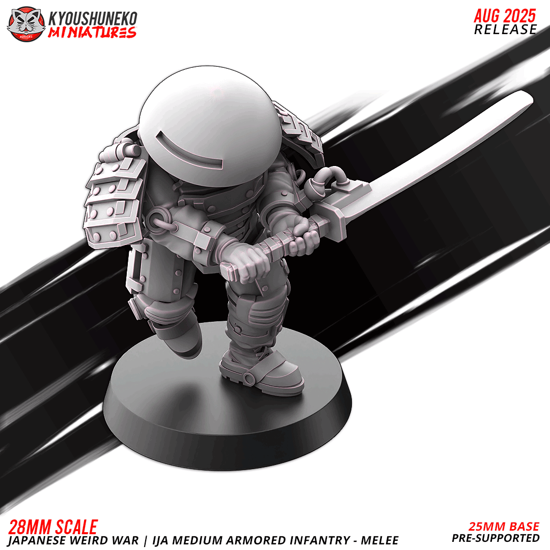 ija medium armored infantry | japanese weird war ww2, kyoushuneko miniatures