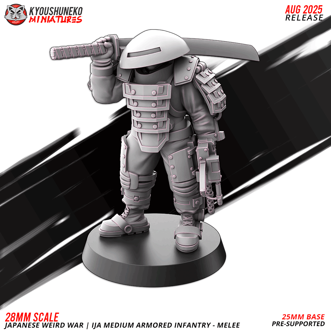 ija medium armored infantry | japanese weird war ww2, kyoushuneko miniatures